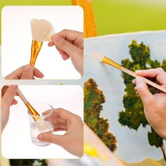 10 Pack Glaze Brushes for Pottery Glaze Brushes, Glaze Brushes for Pottery,5055