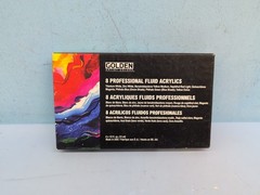 Golden Professional Fluid Acrylics Pigmented Artist Paints 15ml 8 Count