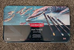 Derwent Inktense Ink Pencils Set of 36 Sealed Made In Britain