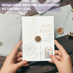Translucent Vellum Jackets – 90-Pack for 5×7 Invitations & Wedding Accessories