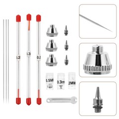 1 Set/10PCS Needle and Nozzle Replacement Repair Supply
