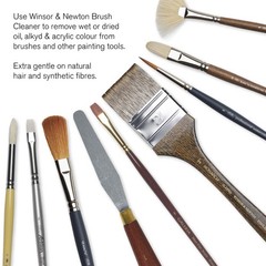 Winsor & Newton Brush Cleaner & Restorer, 16.0-oz 16 Fl Oz (Pack of 1), White