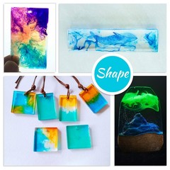 24 Color Epoxy Pigment – Crystal Transparent Dye for DIY Resin Art, Jewelry M…