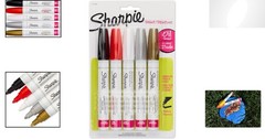 Versatile Oil-Based Paint Markers, Quick-Drying & Water-Resistant Ink – 5 Pack