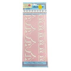 90s Vintage- Stencil Magic By Delta- Gothic Cornice Trim No. 95 305 0012 NWT