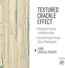 Home Decor Chalk Furniture & Craft Acrylic Paint in Assorted Colors, 8 Ounce, Cr
