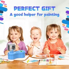 Paint Brush Cleaner Painting Supplies for Kids, Paint Station, Paint Water Brus