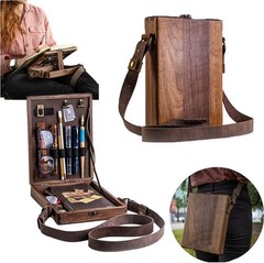 Portable Wooden Desktop Painting & Drawing Easel With Storage Box Multi-function