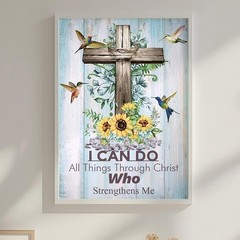 Sanjee Diamond Painting Kits for Adults, 5D DIY Christ 12 x 16 inches, Cross