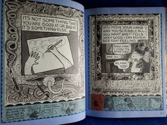 Picture This Near-Sighted Monkey Book Lynda Barry Hardcover Art Drawing 2010