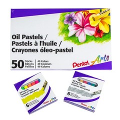 Vibrant Oil Pastels 50 Color Set – Metallic & Fluorescent Packs, 3pk Art Supplie