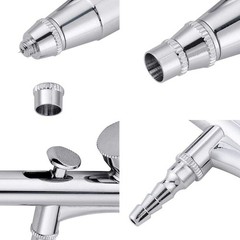 CHIMAERA 0.4mm Single Action Airbrush Kit, Gravity Feed Air Brush Gun Set for…