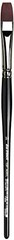 da Vinci Oil & Acrylic 7185K Flat Red/Brown Synthetic Paint Brush, Short Handle