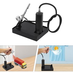 Black Portable Air brush Kit Airbrush Kit with Compressor Airbrush Gun Kit