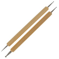 Set of 2 Double Sided Drop Pull Tools for Pysanky Easter Eggs Decorating