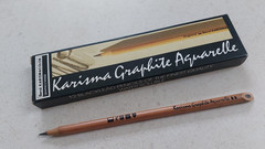 12 Berol Karisma Pencils Blacklead Graphite Aquarelle RARE Vintage UK Graphics