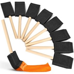 8-Pack 1.6″ Foam Sponge Paint Brushes for Painting, Staining, Craft & Art
