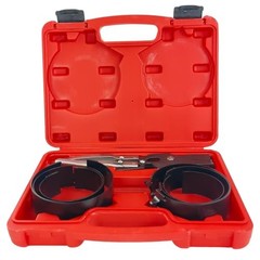 Engine Piston Ring Compressor Kit with Pliers – 6 Adjustable Sleeves (2-7/8″