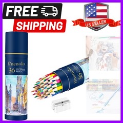 36 Pack Colored Pencils for Adult Coloring Books, Soft Core, Art Drawing Penc…