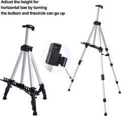 Sturdy Portable Easel with Bag – Height Adjustable 17 to 66 Inches for Displays