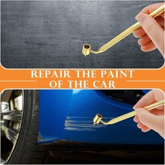 100 Pack 0.5 Mm Touch up Paint Brushes Repair Pen Gold Writer Paint Applicator P