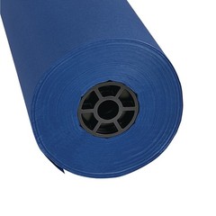 Colorations 36″ x 1000′ Dark Blue Dual Surface Craft Paper Roll