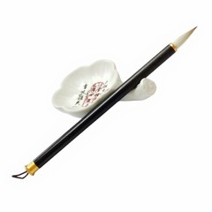 Redwood Brush Japanese Ink Calligraphy Running Regular Script Semi-e Painting兰亭序