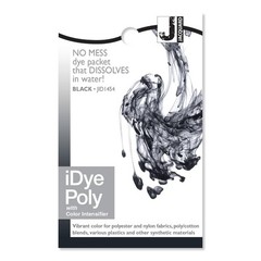 Jacquard Idye Polyester Dye: Black 0.49 Ounce (Pack of 1),