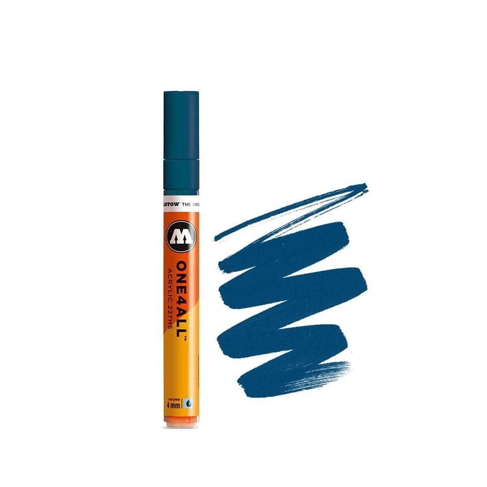 ONE4ALL Acrylic Paint Marker, 4mm, Petrol, 1 Each (227.219)