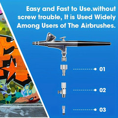 16 Pcs Airbrush Adapter Set, 1/8 and 1/4 Inch Male/Female Connectors, Quick Disc