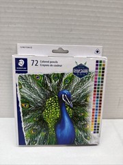 Staedtler Colored Pencils 72 Colors Triangular Barrel Sharpened NEW SHIPPING