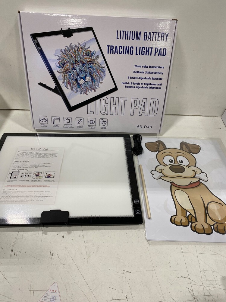 Light Boxes Yescom A3 LED Tracing Stand 16×13 Active Area Stencil Board Tattoo