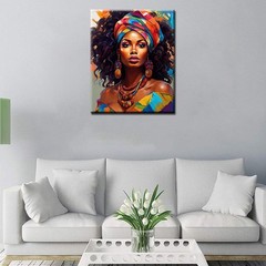 Tucocoo Paint By Number African Women Graffiti Portrait Diy Painting On Canvas