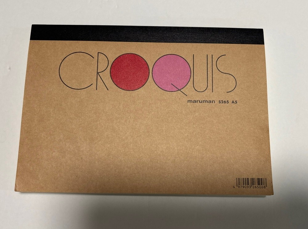 Maruman CROQUIS Sketchbook S265 A5 Pad off-white Croquis Paper 100 Sheets