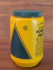 1980s Crayola Powder Paint Orange Binney & Smith Art No. 1600 16 Oz Bottle