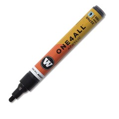 ONE4ALL Acrylic Paint Marker, 4mm, Signal Black, 1 Each (227.212)