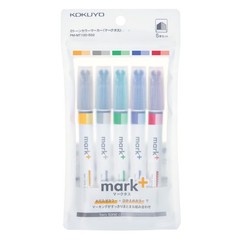KOKUYO Highlighter 2 Tone Color Marker Marktas 5colorset