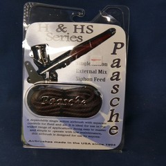 Paasche H & HS Series Single Action Airbrush Set H-3AS ~ EXC in Package