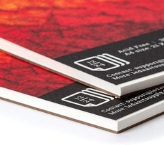 Hot Pressed Watercolor Pad Jumbo 2 Pack (24 Sheets) 300 Gram – 140 Pound 25% Cot