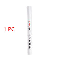 1/3/5 Pcs White Marker Pens 2.0Mm Oily Waterproof White Gel Pen DIY Graffiti Ske
