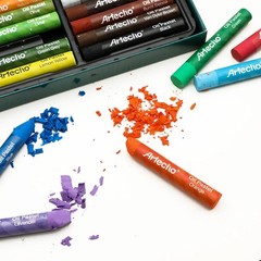 Vibrant Oil Pastels Set, 48 Colors for Artists & Beginners