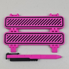 Glock Style Slide-Action Pen 3D Printed w/ Matching Case or Stand FREE Shipping