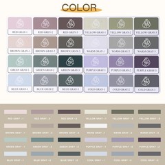 Watercolor Paint Set- 24 Color Opaque Semi-Moist Watercolor Paint, Gray Palet…