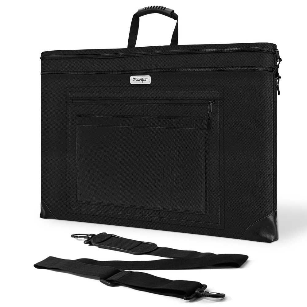 JusArt Art Portfolio Bag, 24×36 Light Weight Folder 24×36, Black