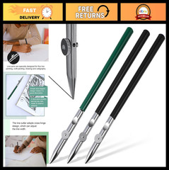 Adjustable Fine Line Drawing Ruling Pens Set – 3Pcs for Calligraphy & Art Tools,