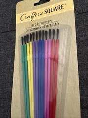 Crafter’s Square 12 Small Artist Paint Brushes Arts And Crafts