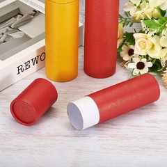2″x17″ Poster Tube, Photo Storage Tube Painting Tubes Mailing Tubes, Red