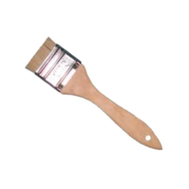 0.62″ Trimx1.5″ OAL Cleaning or Detail Paint Brush with Wood Handle Natural