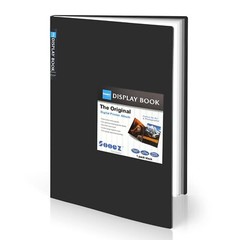 Sooez Art Portfolios 11×17 Large Portfolio Folder with 30 Pockets & Black Inn