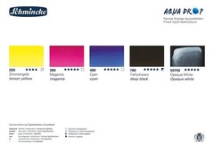 Schmincke – AQUA DROP, liquid, highly lightfast watercolor paint, 5 x 30 ml p…